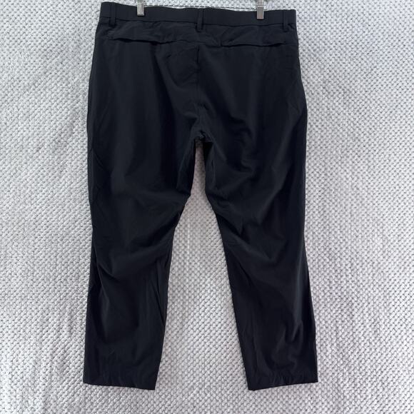 Fabletics Pants Mens 40X30 Black Jogger Pants Straight Leg Zip Pockets Athletic - Picture 5 of 16